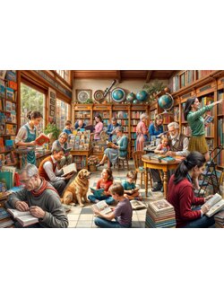 Bluebird Puzzle - Bookstore 2000 pcs.