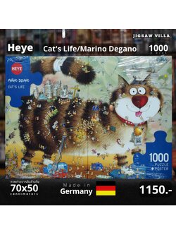 HEYE - Cat's Life by Marino Degano 1000 pcs.
