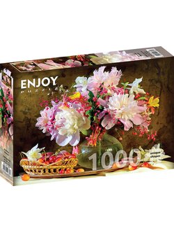 Enjoy Puzzle - Peonies Beauty 1000 pcs.
