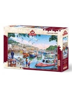 Art Puzzle - The Little Fisherman at the Harbour by Chuck Pinson 1000 pcs.