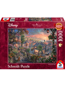 Schmidt - Disney : Lady and the Tramp by Thomas Kinkade 1000 pcs.