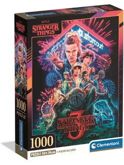Clementoni - Netflix : Stranger Things 3 1000 pcs.