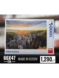Dino Puzzle - Hruboskalske Rock Town, Bohemian Paradise 1000 pcs.