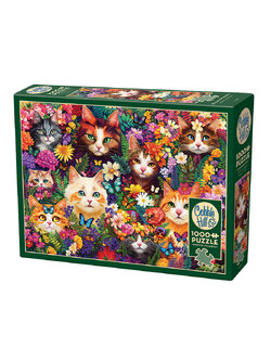 Cobble Hill - Blooming Whiskers (AI Assistance) 1000 pcs.