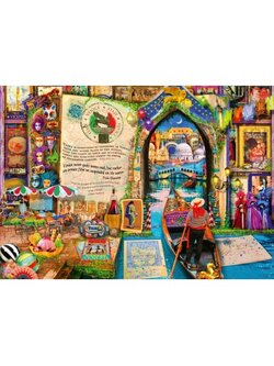 Bluebird Puzzle - Life is an Open Book Venice by Aimee Stewart 4000 pcs.