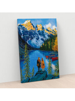 Pintoo - Moraine Lake Promise by Paco Yao (Canvas) 696 pcs.