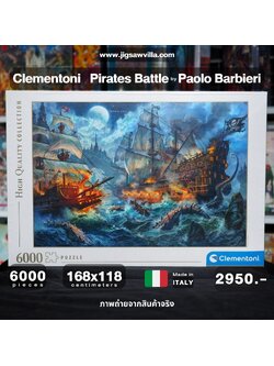 Clementoni - Pirates Battle by Paolo Barbieri 6000 pcs.