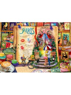 Bluebird Puzzle - Life is an Open Book Paris by Aimee Stewart 4000 pcs.
