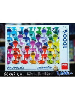 Dino Puzzle - Colors by Alison Lee 1000 pcs.