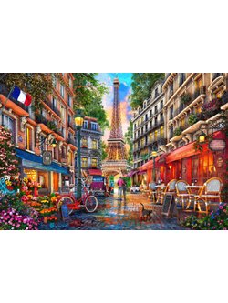 Bluebird Puzzle - Paris Street 1000 pcs.