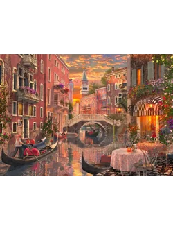 Bluebird Puzzle - An Evening Sunset in Venice by Dominic Davison 1500 pcs.