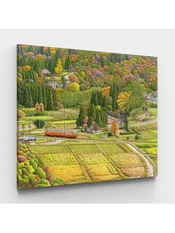 Pintoo - Scenery of Satoyama by Tadashi Matsumoto (Canvas) 2176 pcs.