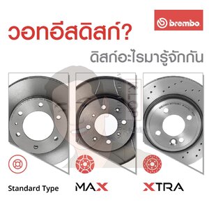 จานเบรกหน้า-หลัง BREMBO (HAVAL)