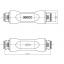 RO Flow Restrictor 300 รุ่นเสียบ โฟล์วจำกัดอัตราน้ำทิ้ง 300 ml/min