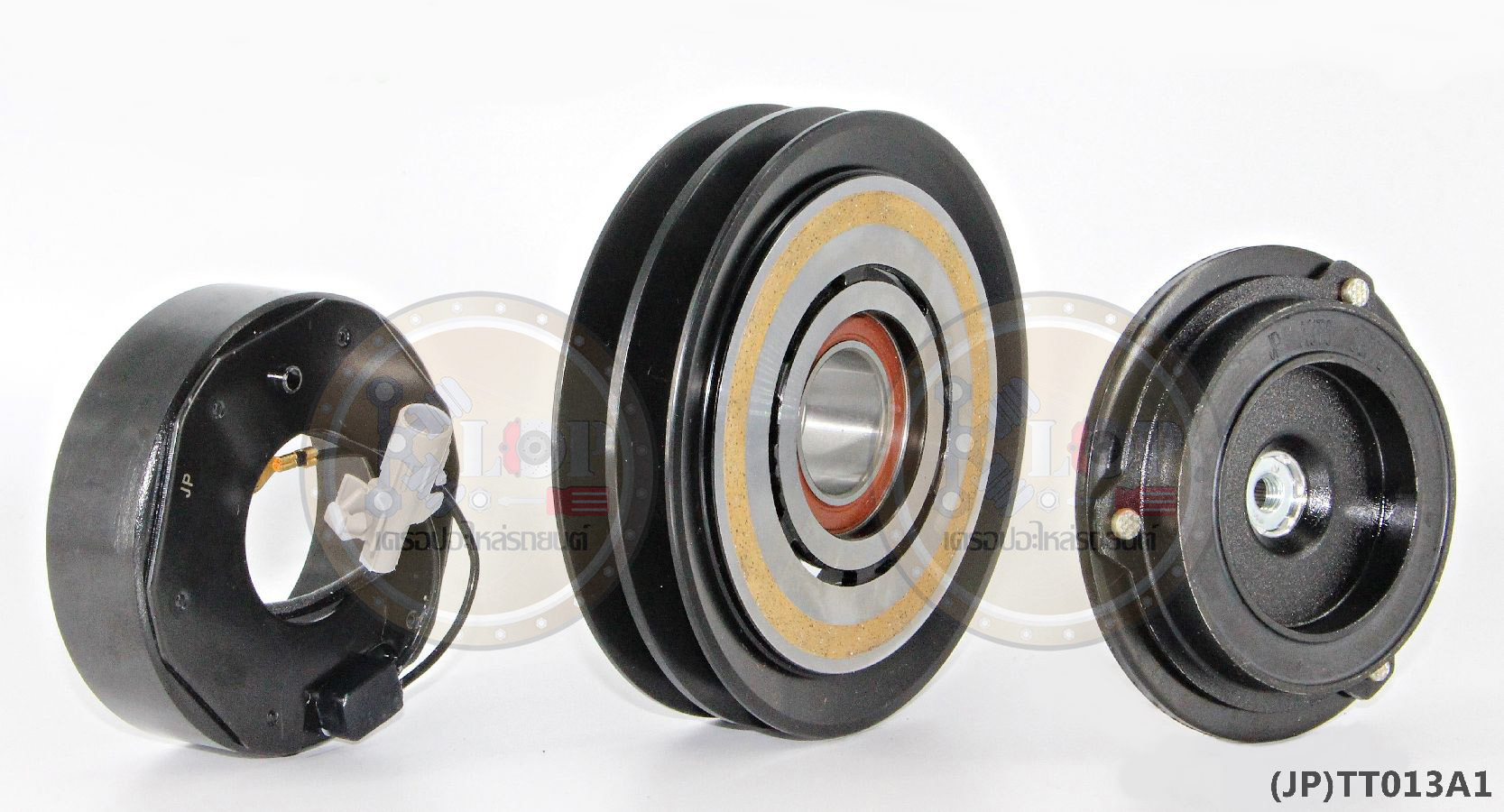 (JP)TT013A1-JP ชุดหน้าคลัทช์(Vinn) Toyota รถตู้ 10PA17C 2ร่อง (ญี่ปุ่น) 130mm. 2A 12V.