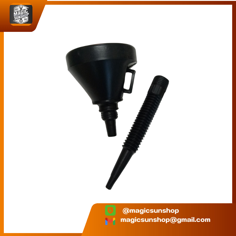 Black Funnel Plastic (With Filter) Dia. 3.5 MM