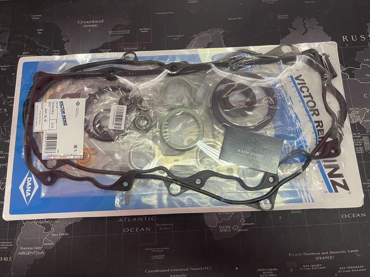 01V 2L-II ปะเก็นชุดใหญ่(VICTOR REINZ) Toyota Mighty 2.5D (เครื่องยนต์ 2L-II)