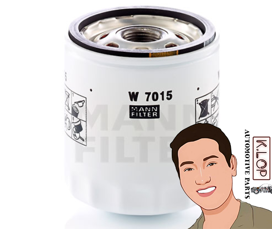 W7015 ไส้กรองนำมันเครื่อง (VOLVO) S60T5 Gen II : 2.0 CC : MANN-FILTER แท้นำเข้ายุโรป