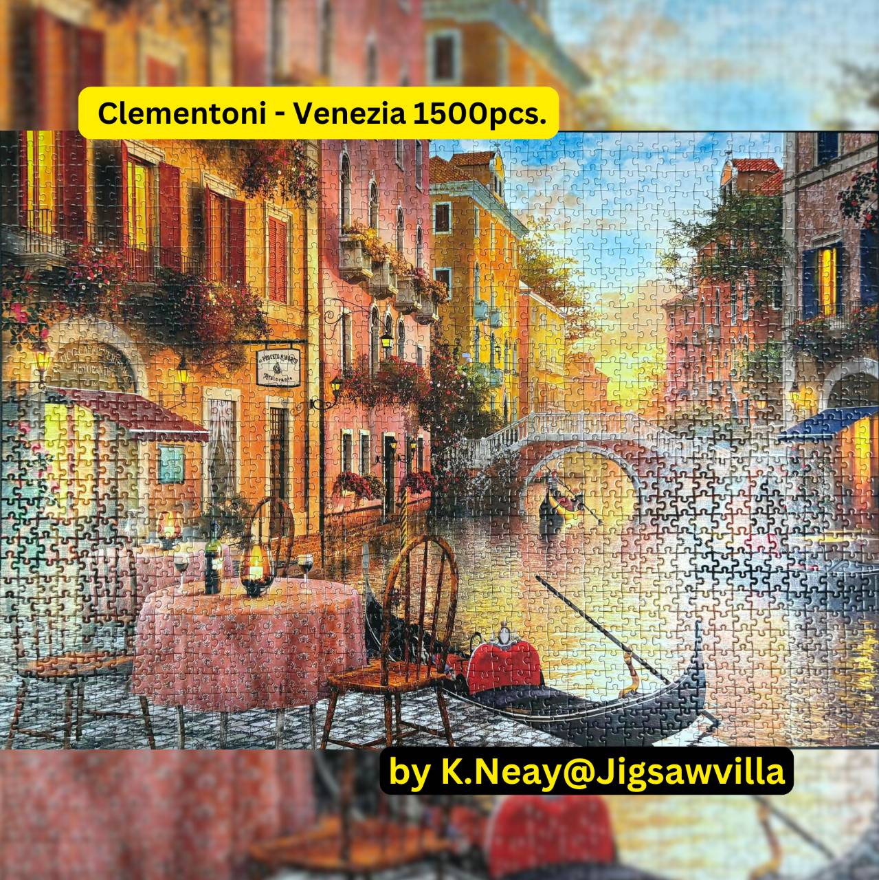 Clementoni - Venezia by Dominic Davison 1500 pcs.