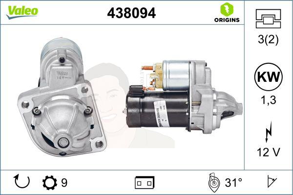ไดสตาร์ท Valeo รุ่น BMW S54/M3 E46,Z4