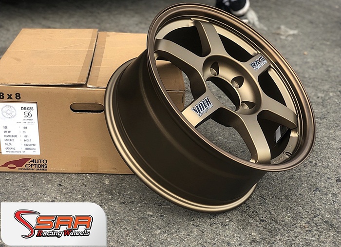 TE37 DS-035 ขอบ18 นิ้ว 6x139.7 ET33 สำหรับใส่รถตู้ TOYOTA COMMUTER