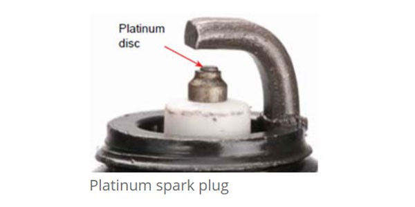หัวเทียนขั้ว PLATINUM แบบปลายเดี่ยว ( SINGLE PLATINUM SPARK PLUGS )