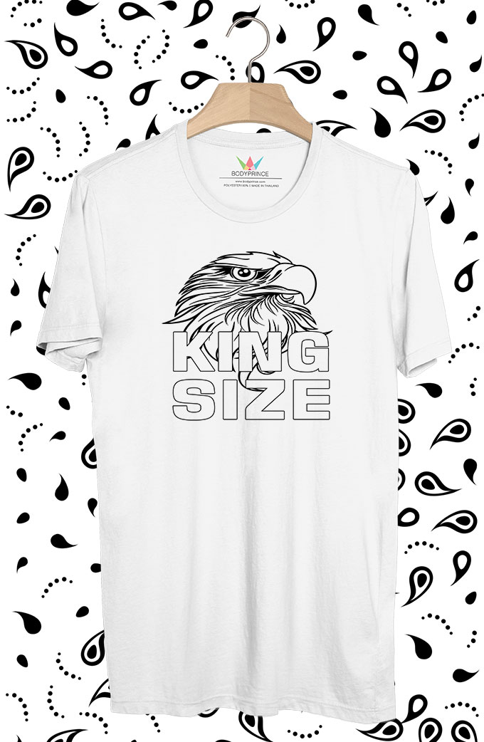 BP267 เสื้อยืด King Size of Eagle