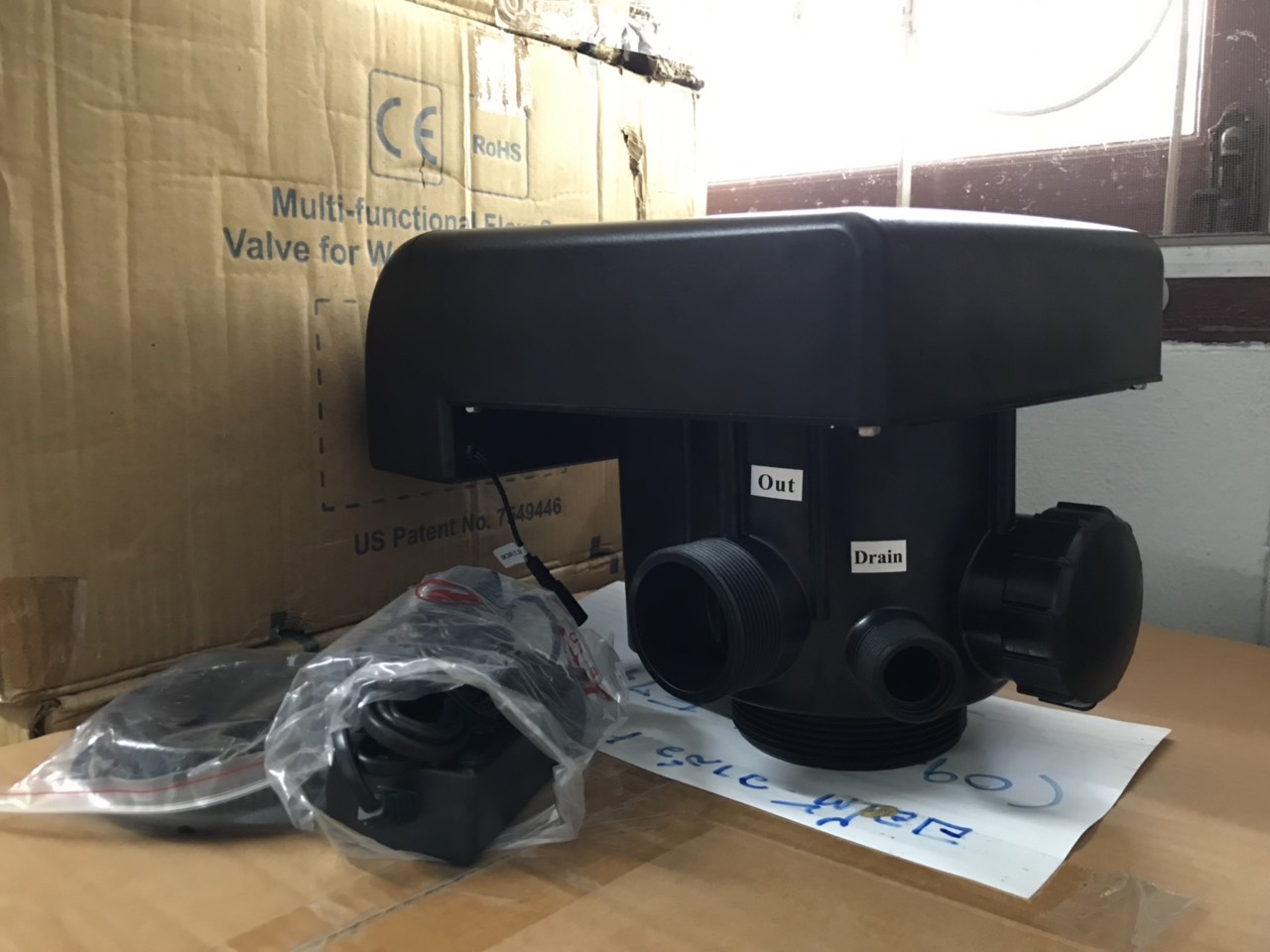 วาล์วควบคุมถังกรองน้ำ Auto Valve Intel/Outlet 2 นิ้ว คอ 4 นิ้ว รุ่น F74A1 สำหรับสารกรองเรซิ่น