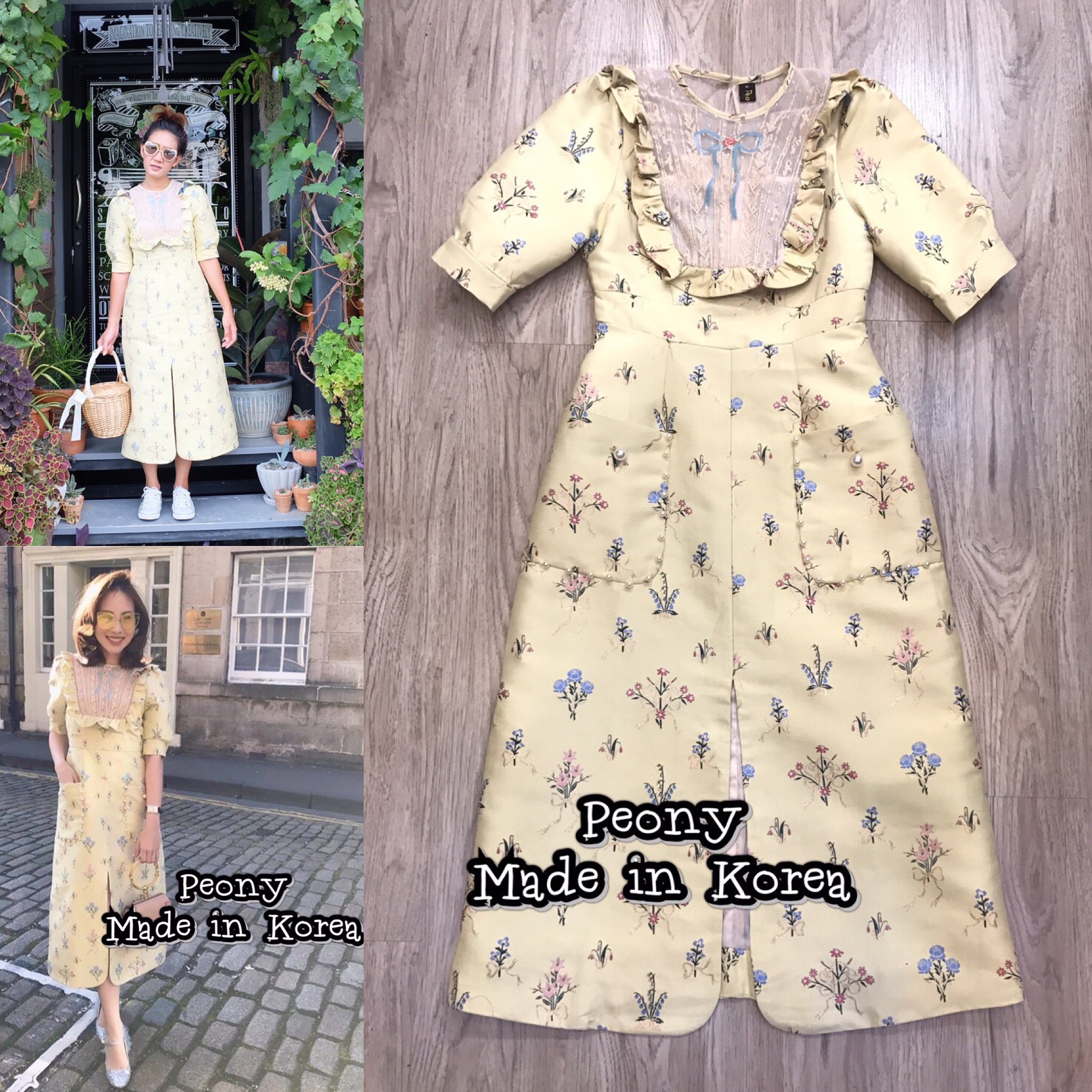 *พร้อมส่ง*SRS. Dress :: เดรสแขนตุ๊กตาตัวสวยตัว