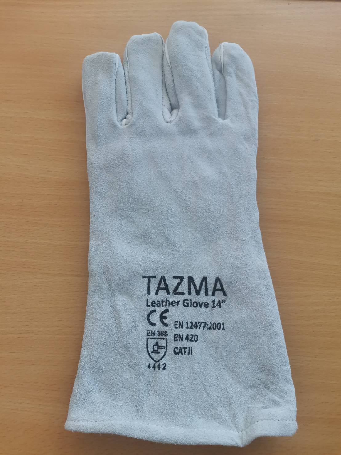 ถุงมือหนังป้องกันความร้อน ยาว 14 นิ้ว และ 16 นิ้ว