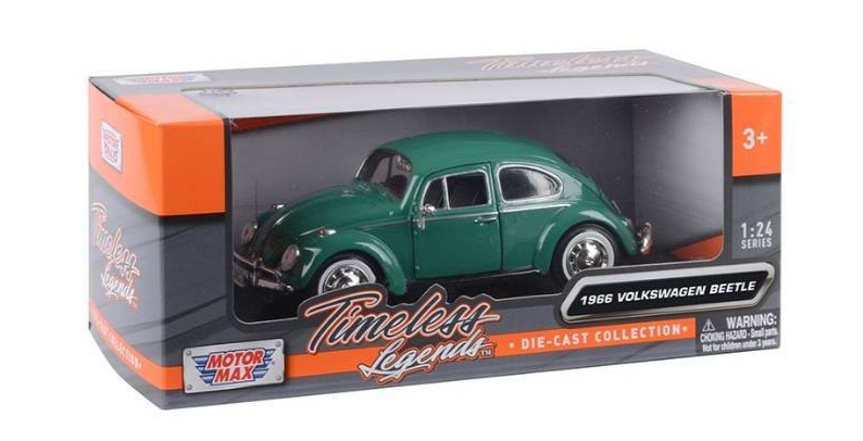 รถโฟล์คเต่า 1966 Volkswagen beetle scale 1:24 โมเดลรถเหล็ก (ปลีก-ส่ง)