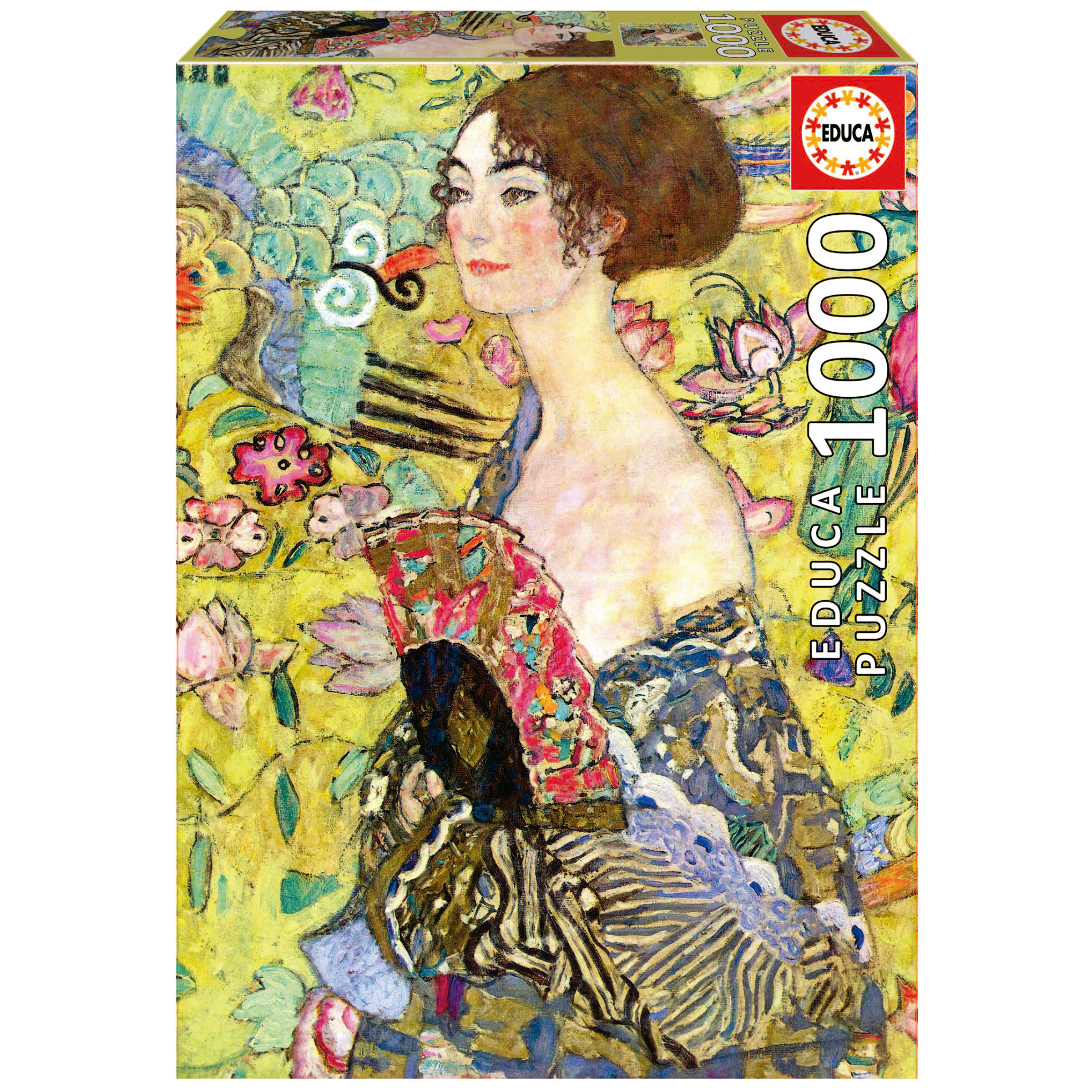 Educa - Lady With A Fan by Gustav Klimt 1000 pcs.