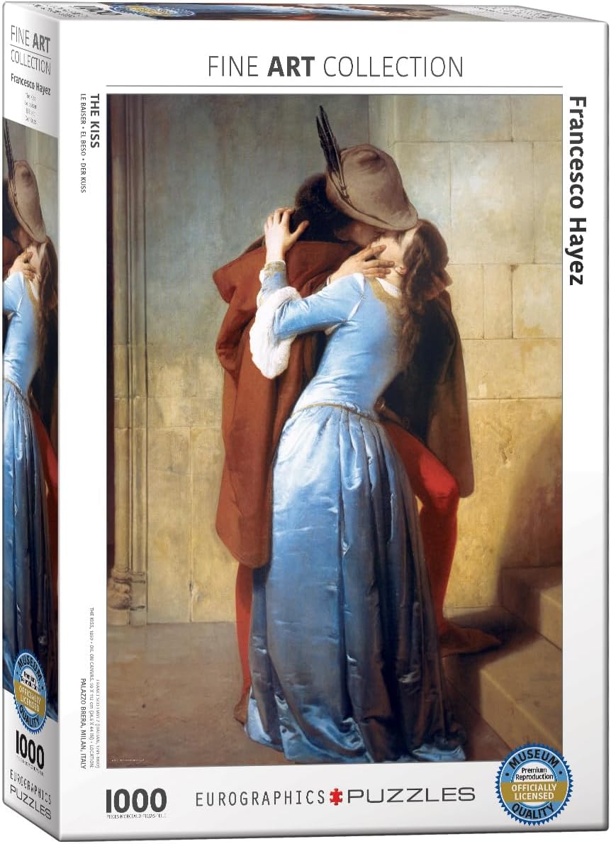 Eurographics - The Kiss by Francesco Hayez (Non-Pattern) 1000 pcs.