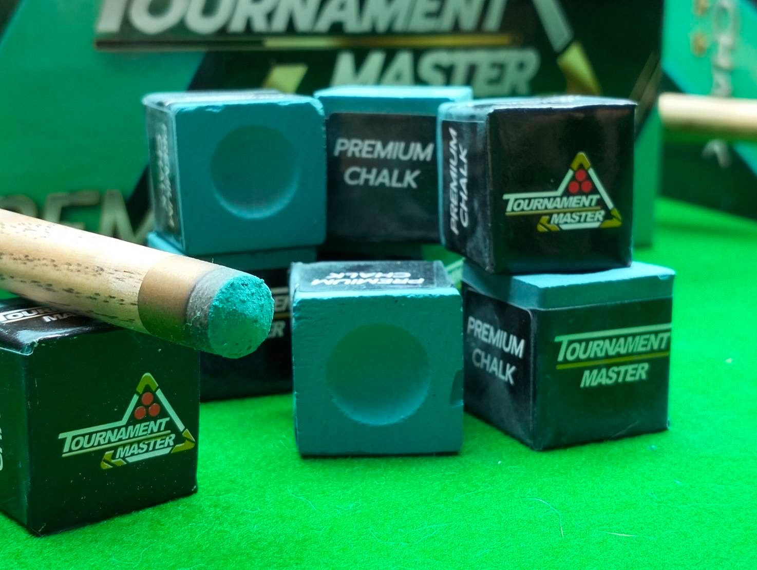 ชอล์คฝนหัวคิว รุ่น Tournament Master สีเขียวเข้ม (SPRUCE)