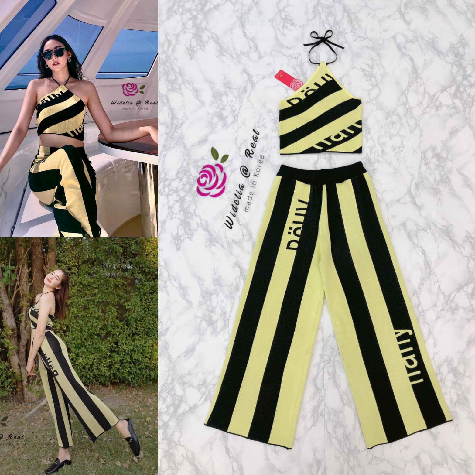 RL Set Top+Pant เซ็ทเสื้อกับกางเกงขายาว