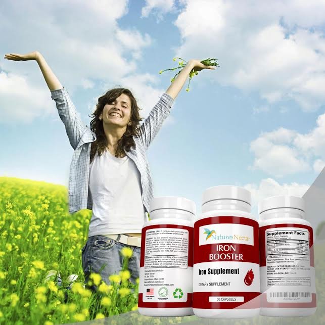 (แพคคู่) อาหารเสริมธาตุเหล็กช่วยสร้างเม็ดเลือดแดง สำหรับโรคโลหิตจางและเกล็ดเลือดต่ำ Blood Builder Iron Booster Supplement นำเข้าจาก USA