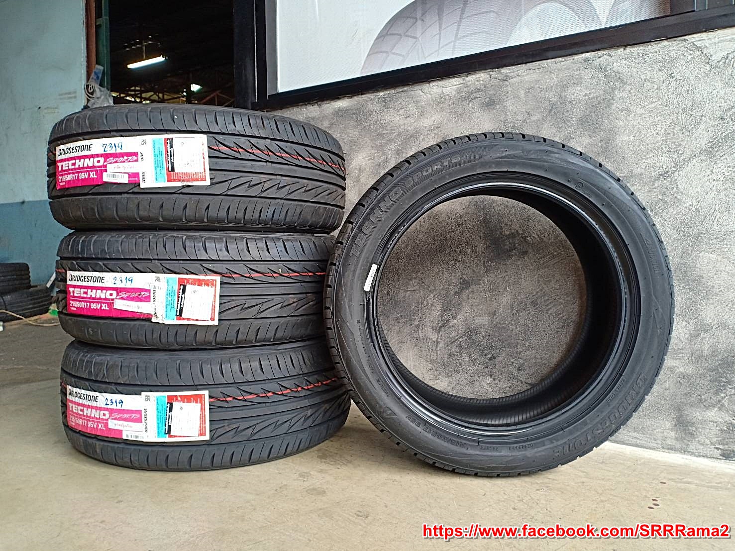 BRIDGESTONE TECHNO SPORTS 215/50R17 ยางใหม่ปี19 ลดราคาพิเศษ
