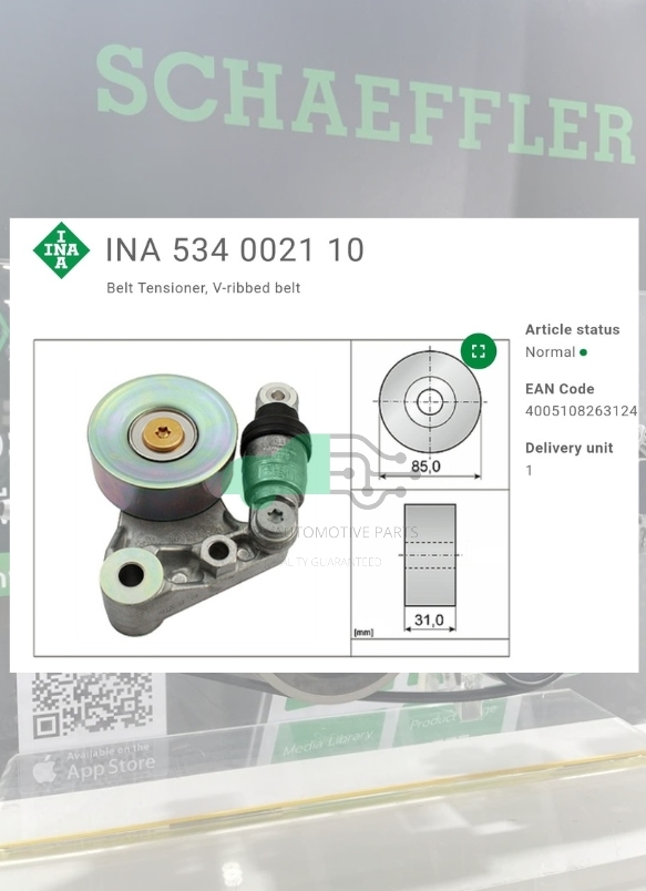 ชุดตั้งสายพาน(INA) : ZD30 Frontier 3.0 D22, Urvan E25