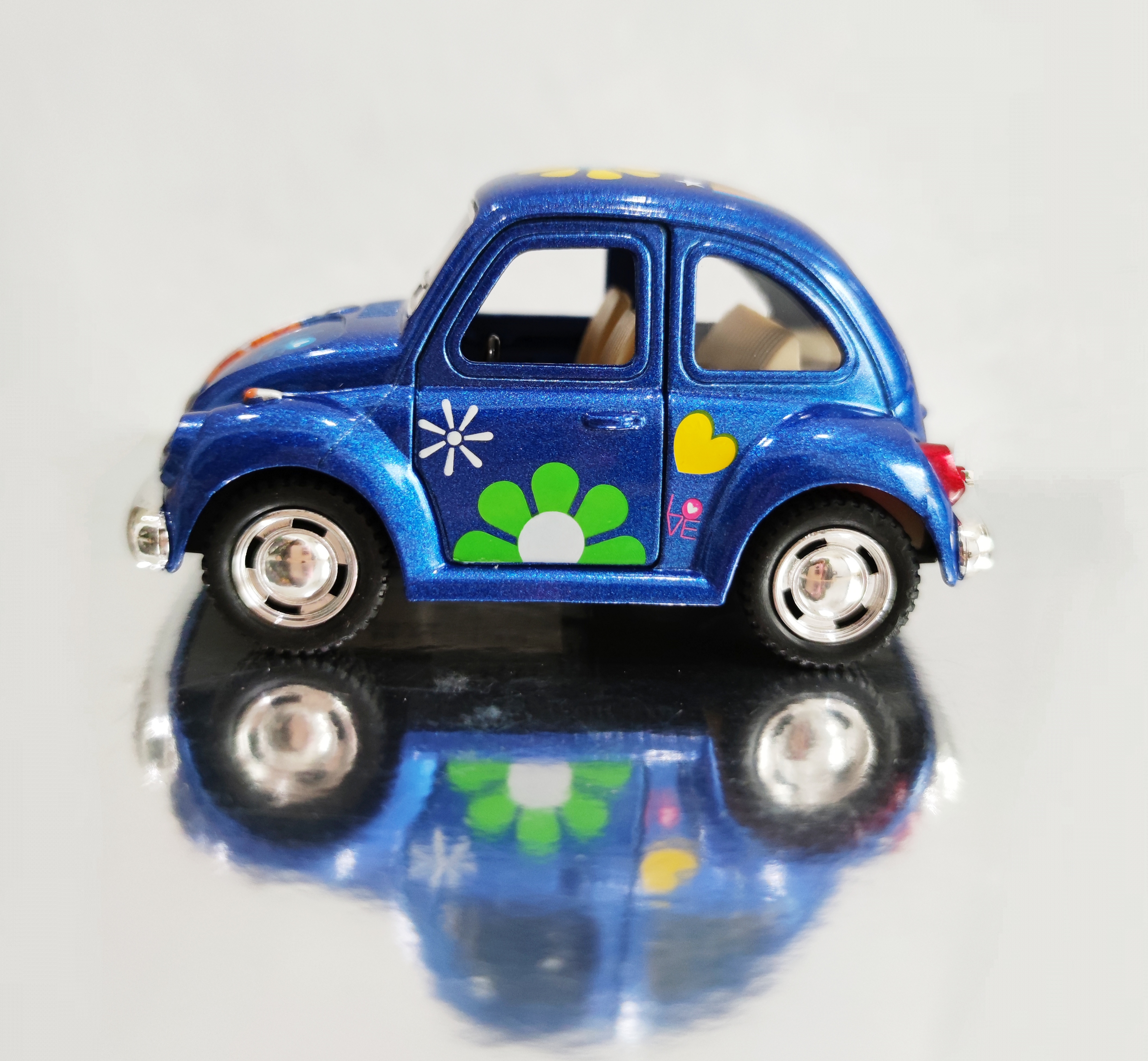 รถโฟล์คเต่า 1967 Volkswagen classical beetle โมเดลรถเหล็ก ขนาด 4 นิ้ว (ปลีก-ส่ง)