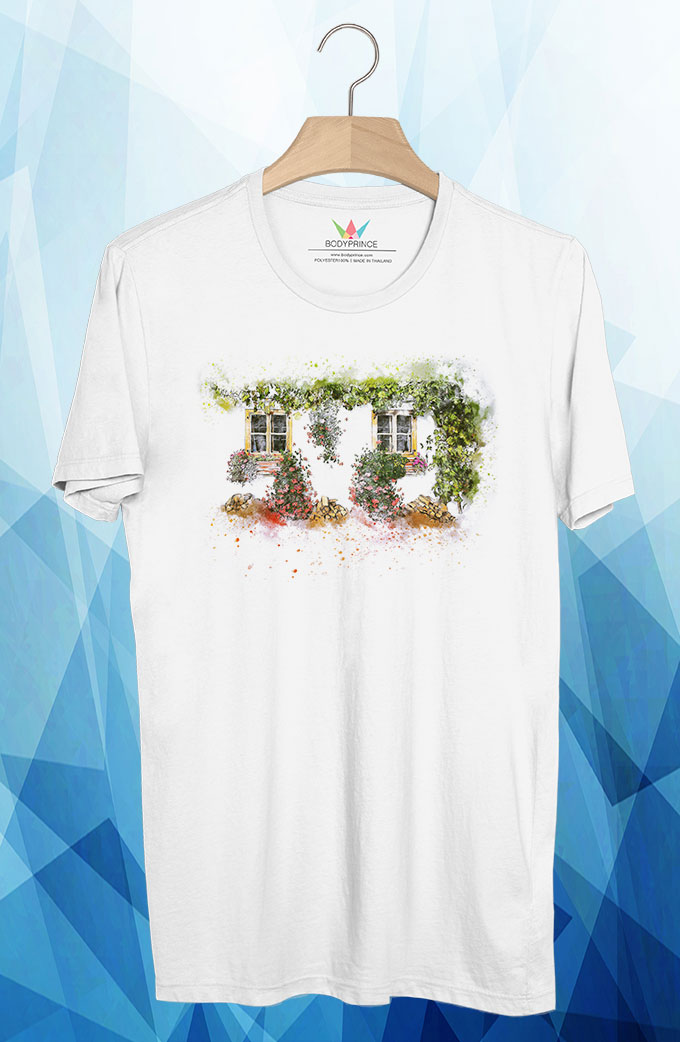 BP47 เสื้อยืด หน้าต่างชนบท #2