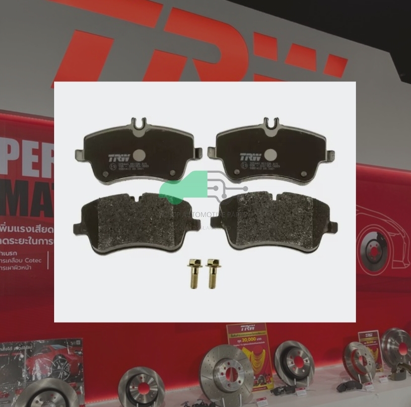 GDB1413 ผ้าเบรกหน้าแท้ TRW (COTEC) : BENZ W203 C180 C180KOM, C200CGI, C220CDI, C230