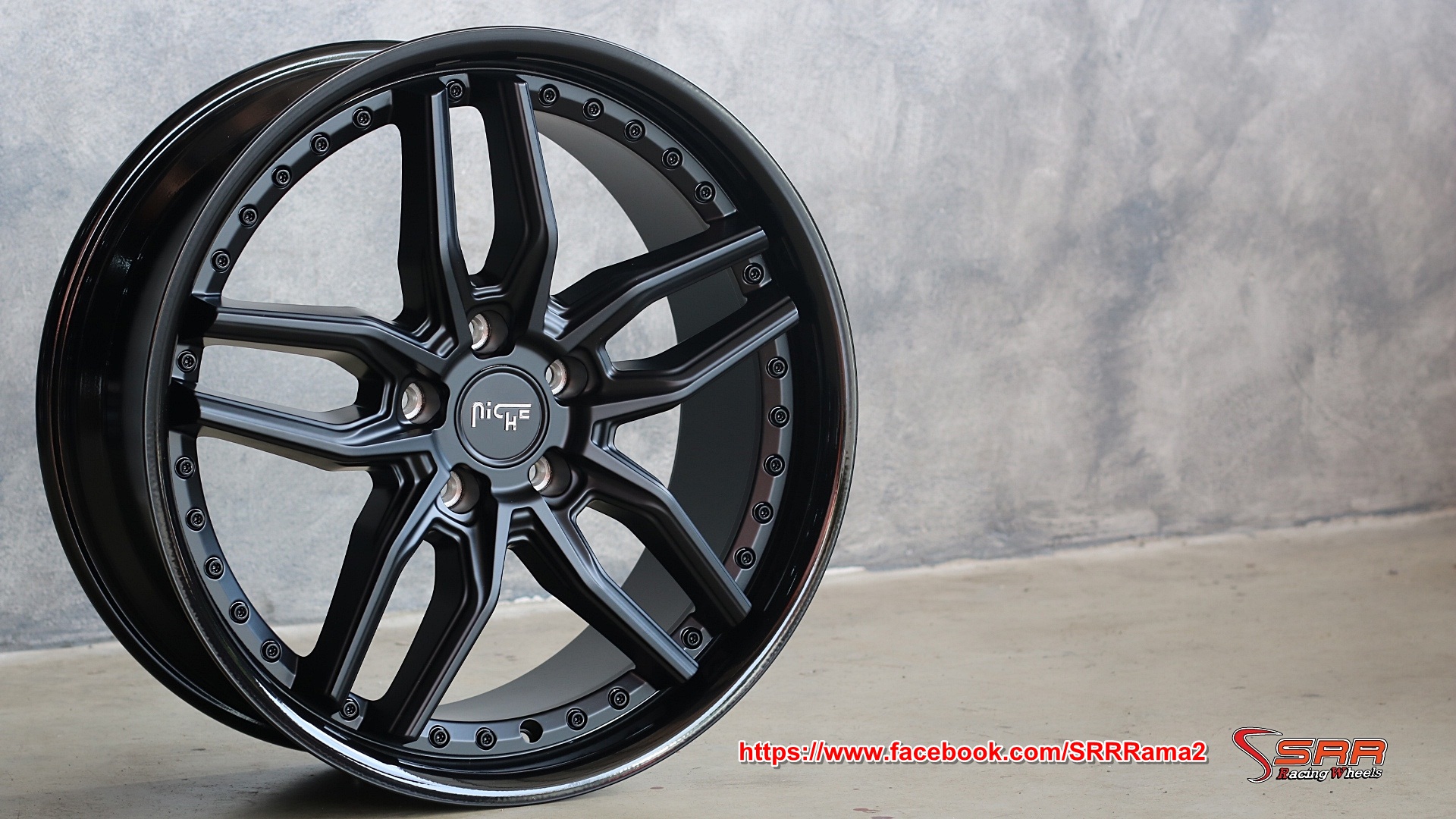 NICHE-METHOS ขอบ19 นิ้ว 5x114.3 TWO-TONE BLACK