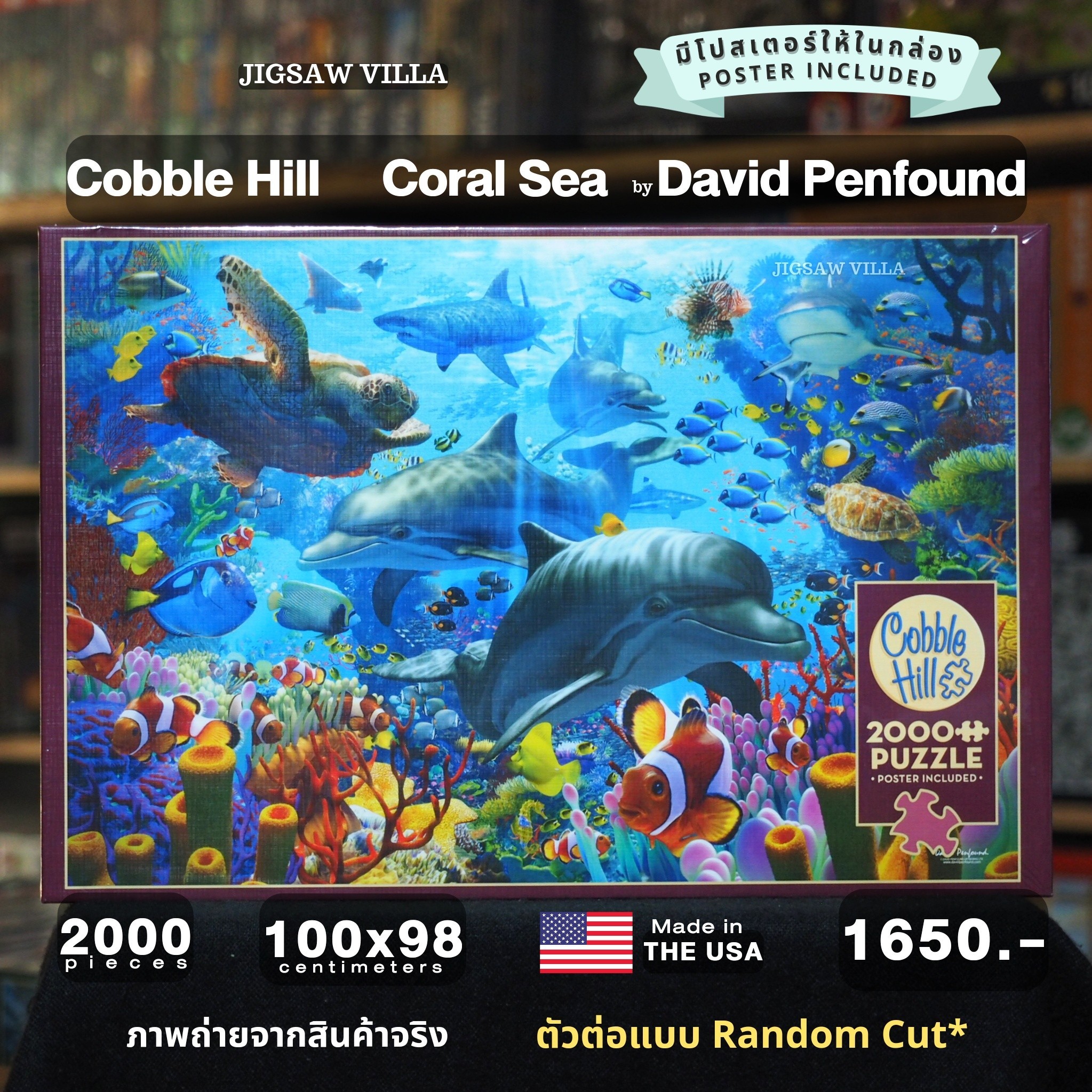 Cobble Hill - Coral Sea by David Penfound 2000 pcs.