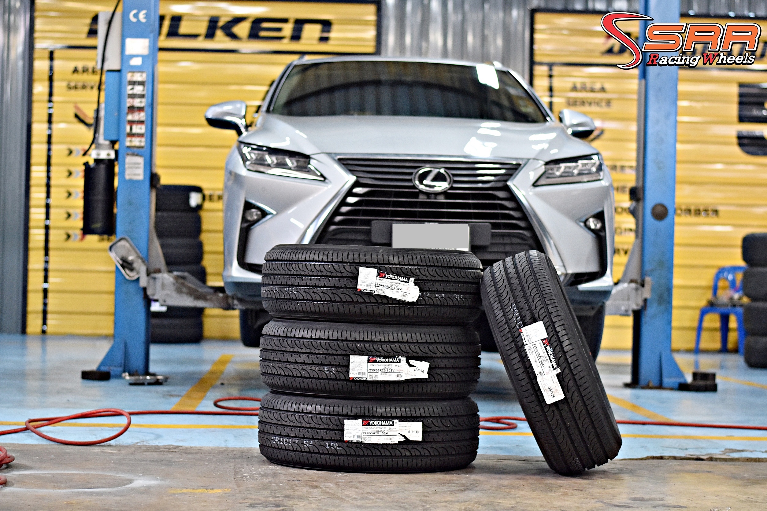 YOKOHAMA GEOLANDAR SUV G055 235/55R20 สเปกยางติดรถ LEXUS RX
