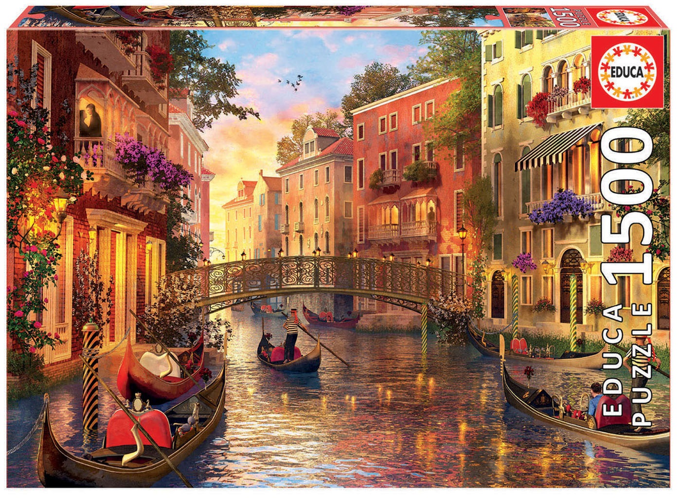 Educa - Sunset in Venice by Dominic Davison 1500 pcs.