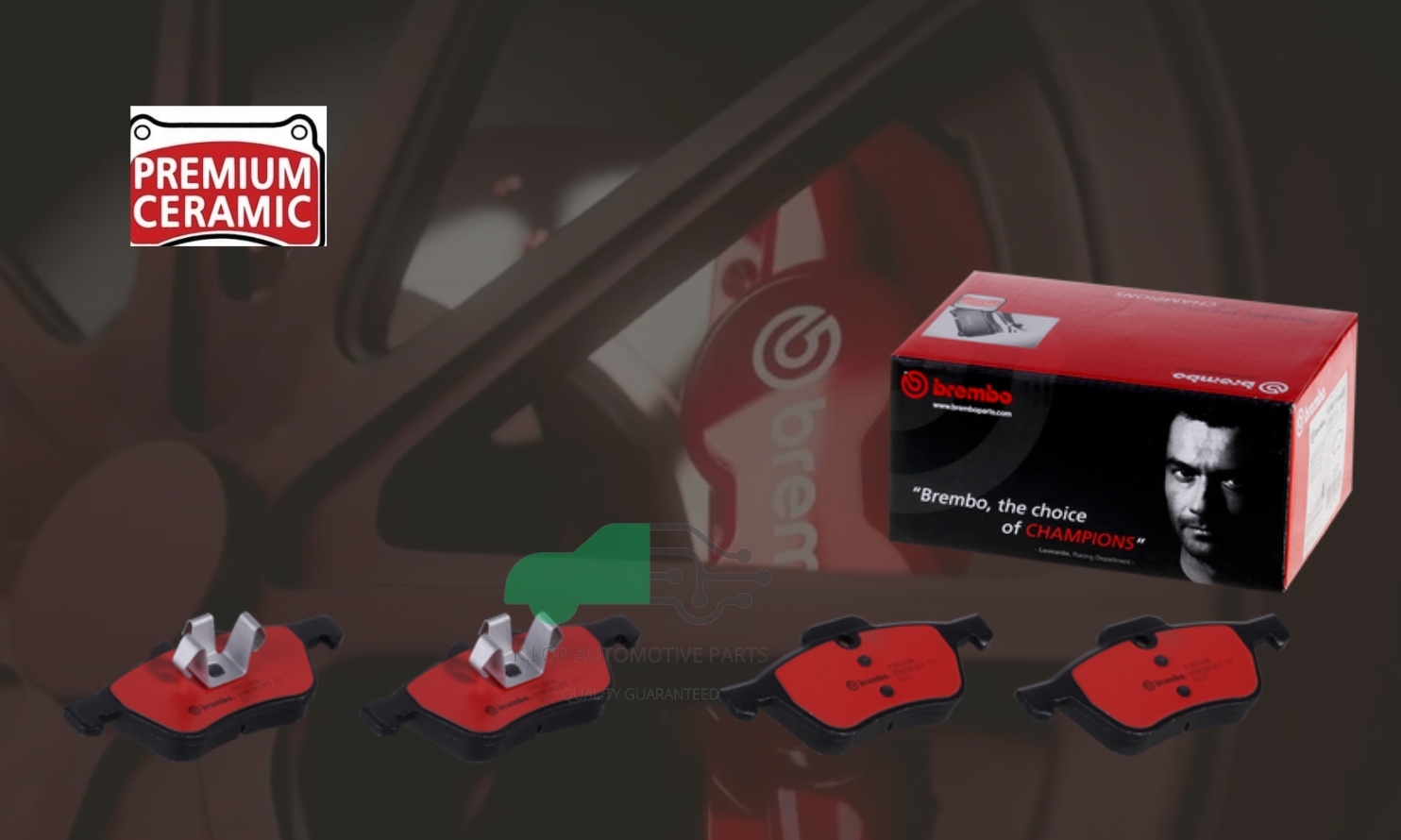 P06 030N ผ้าเบรกหน้า (แท้ BREMBO รุ่น Ceramic) MINI R50 R53 (One, One D, Cooper, Cooper S) (1.4 1.6), R52 Convertible