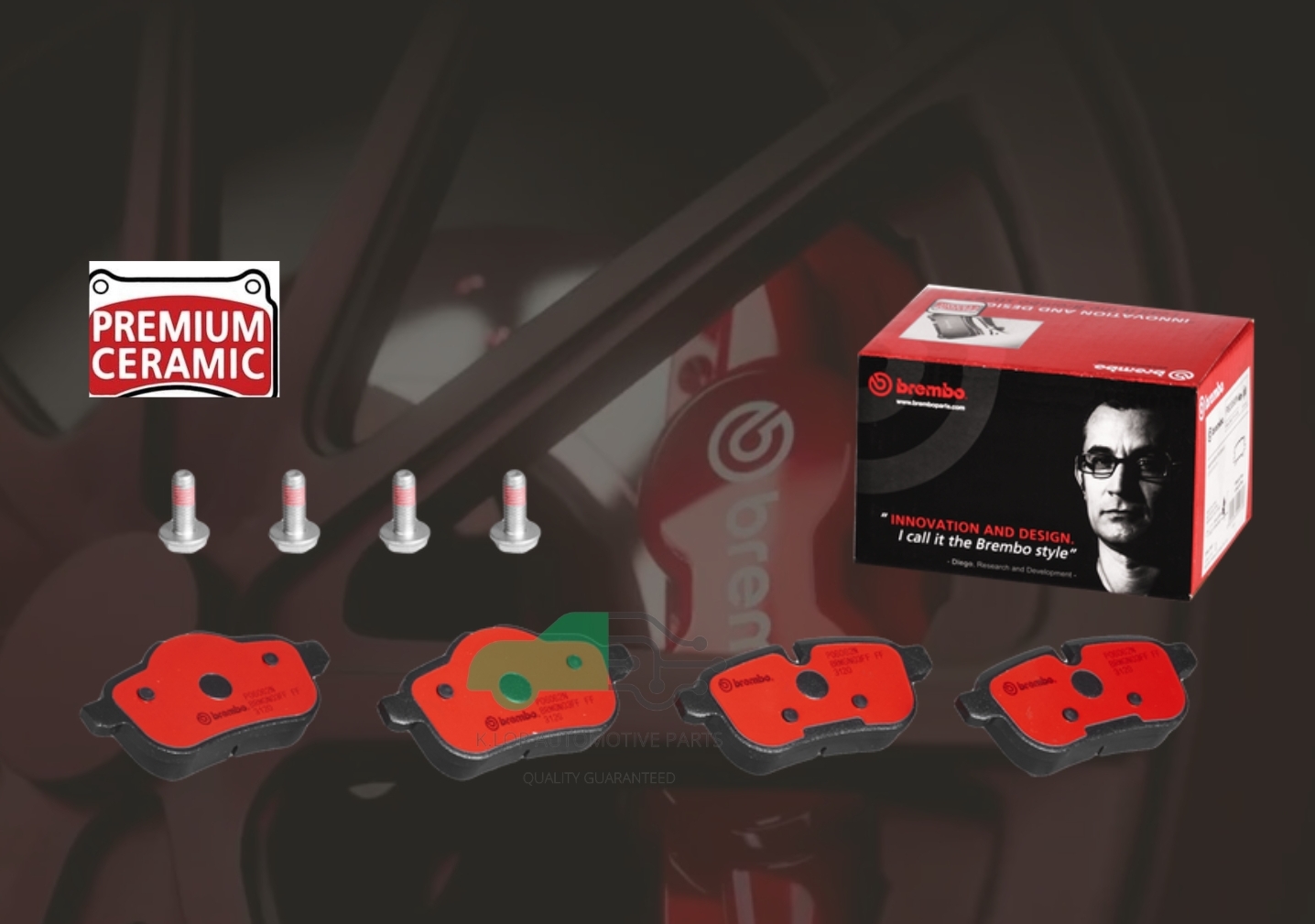 P06 062N ผ้าเบรกหลัง แท้ BREMBO รุ่น Ceramic) BMW Z4 E89 (20i 23i 30i)