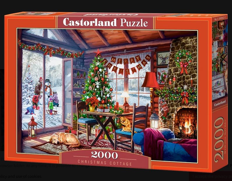 Castorland - Christmas Cottage 2000 pcs.