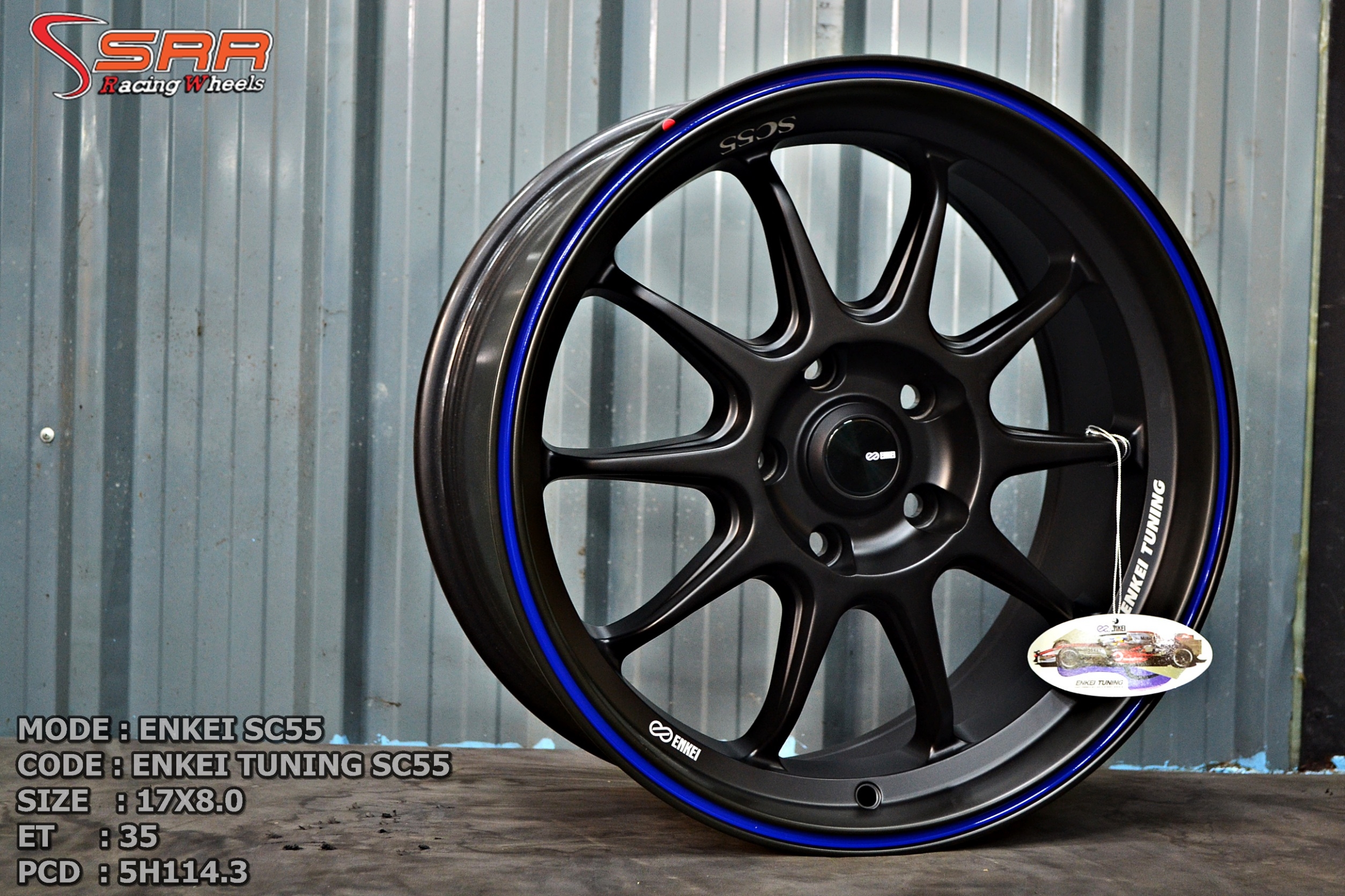 ENKEI TUNING SC55 ขอบ17 นิ้ว 5x114.3 MBQR2BLK_A
