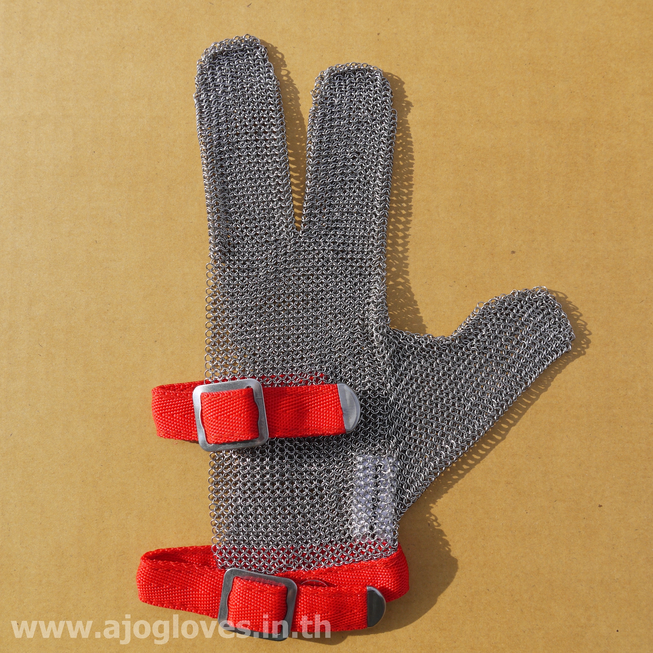ถุงมือสแตนเลส 3 นิ้ว
